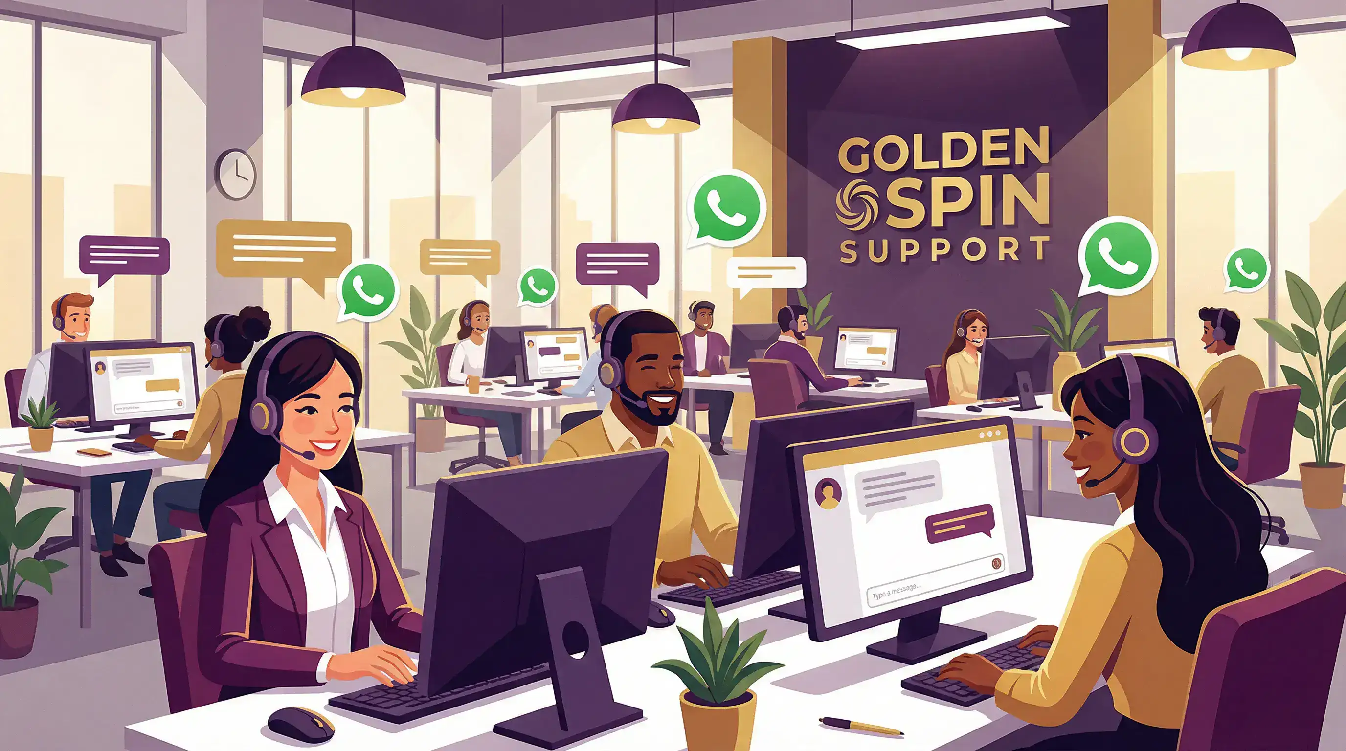 Equipe de suporte ao cliente lottubet